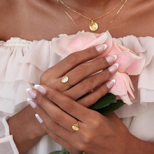 Family Florals Ring | Multiple Birth Flower Jewelry | Mother's Day Giftss | Christmas Gifts image 6