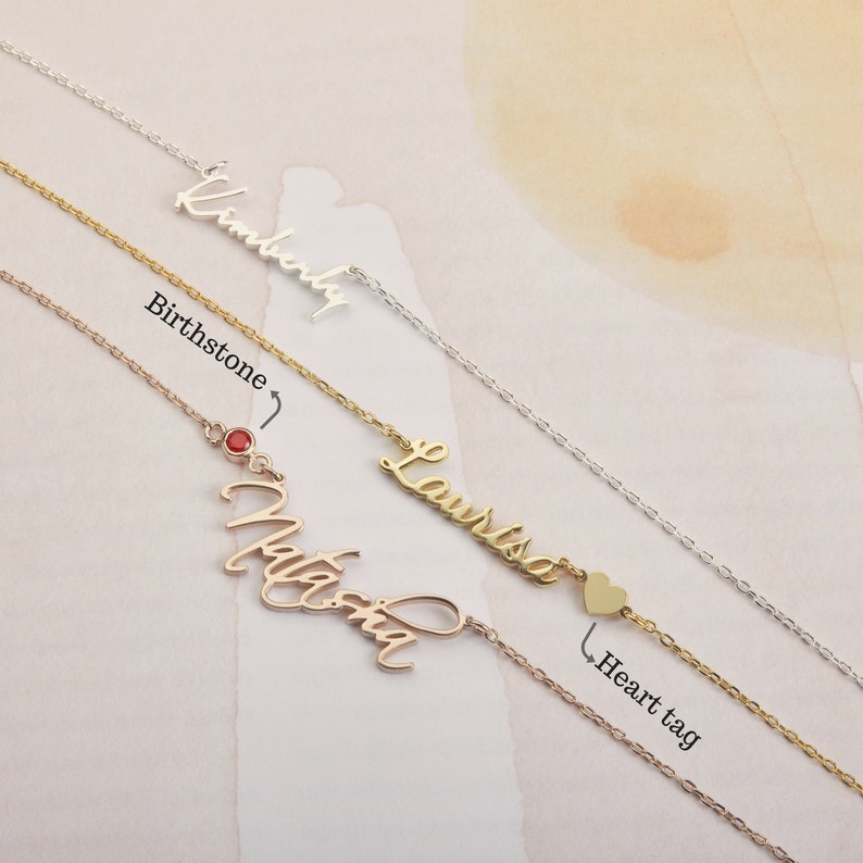 Baby Name Necklace Gift for Mom Dainty Name Necklace Custom Name Necklace Gift for Her Personalized Name Necklace Name Jewelry