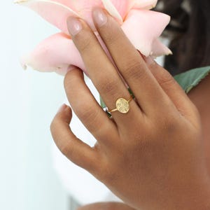 Family Florals Ring | Multiple Birth Flower Jewelry | Mother's Day Giftss | Christmas Gifts image 9