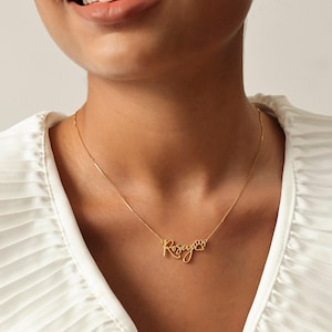 Collar personalizado con nombre de mascota y huella de pata / Joyería con nombre de perro/gato / Regalos para amantes de las mascotas imagen 9