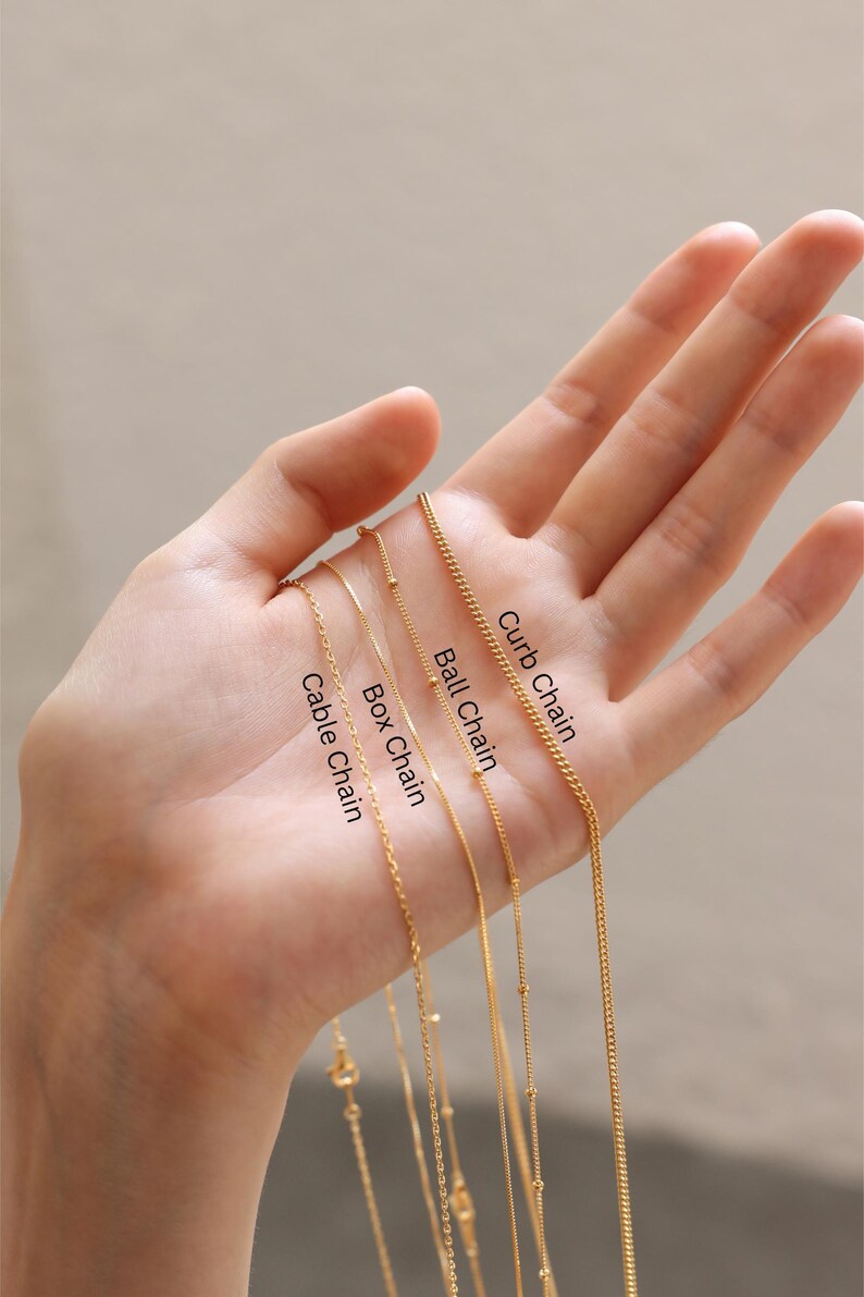 Horizontal Bar Fingerprint Necklace | Thumbprint/ Handwriting Necklaces TSK Silver | Mother's Day - Christmas Gifts image 5