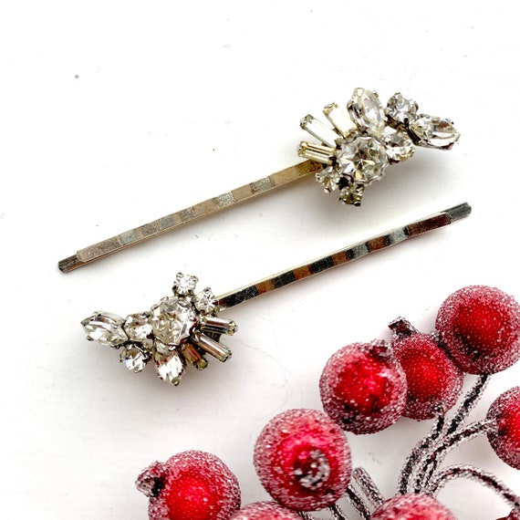 1920s Vintage Hair Pins For Wedding, Art Deco Hai… - image 5