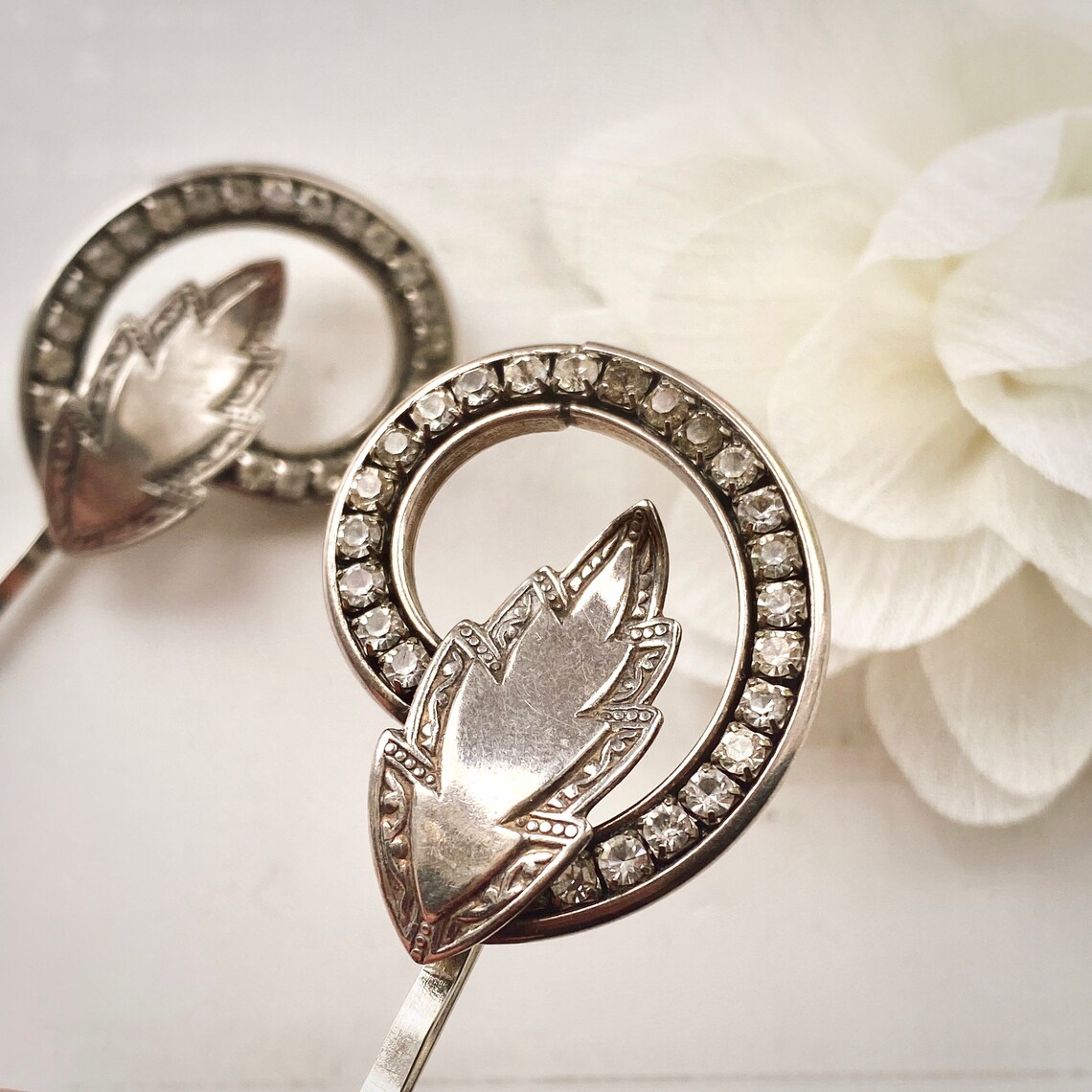 Vintage Art Deco Hair Clips Vintage Art Deco Hair Pins Art Etsy UK