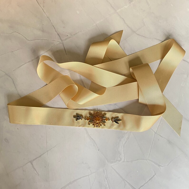 Vintage Belt Bronze Wedding Belt Autumn Wedding Belt Gold Wedding Belt Amber Vintage Belt Fall Wedding Belt Vintage Gold Wedding Belt