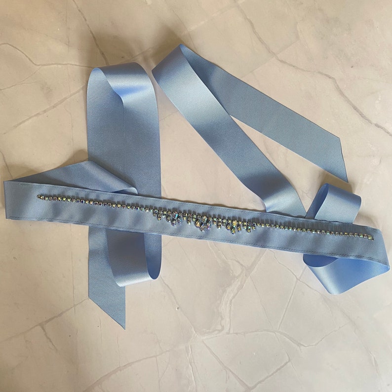 Blue Wedding Sash Vintage Wedding Belt Blue Vintage Belt Blue Wedding Belt Vintage Bridal Belt Vintage Bridal Sash Blue Bridal Belt