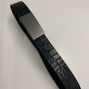 Real leather Belt, Handcrafted  in Canada, Gift for Him, Black leather Belt, Premium ITALIAN Leather, Gift for Dad, Gift for Boyfriend