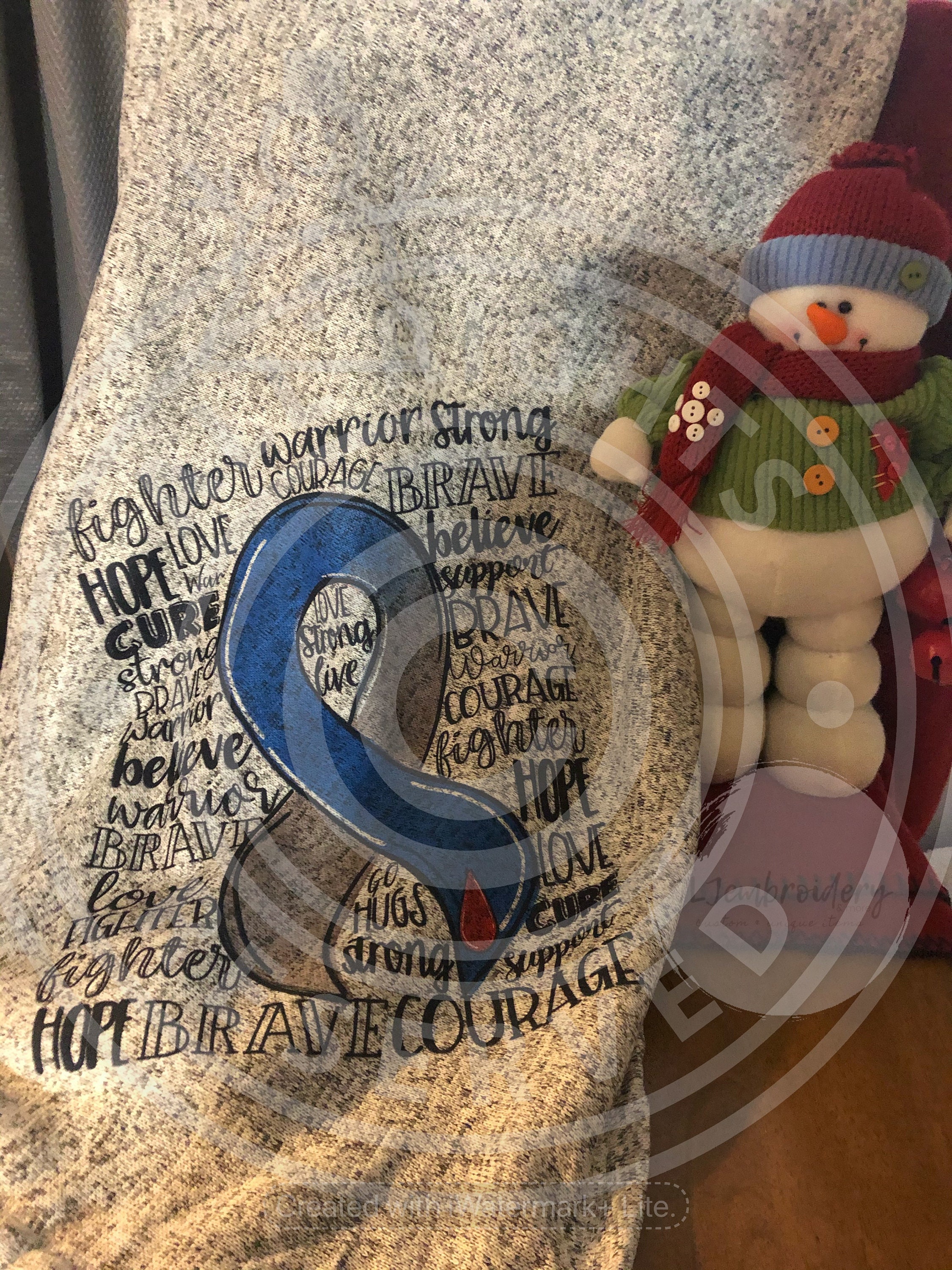 Type 1 Diabetes Throw/blanket/type 1 Awareness/ Gift for Type Etsy