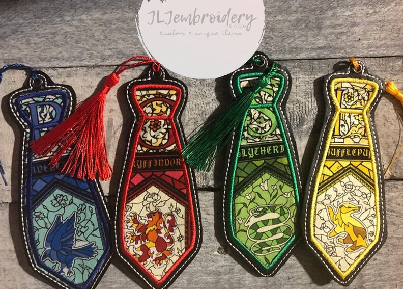 Bookmark made with licensed harry potter fabric/perfect gift image 1