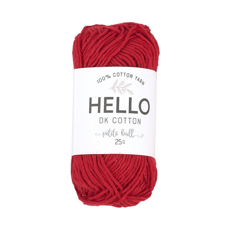 HELLO DK /%100 Cotton Yarn Crochet Yarn Punch Needle Yarn Amigurumi Yarn