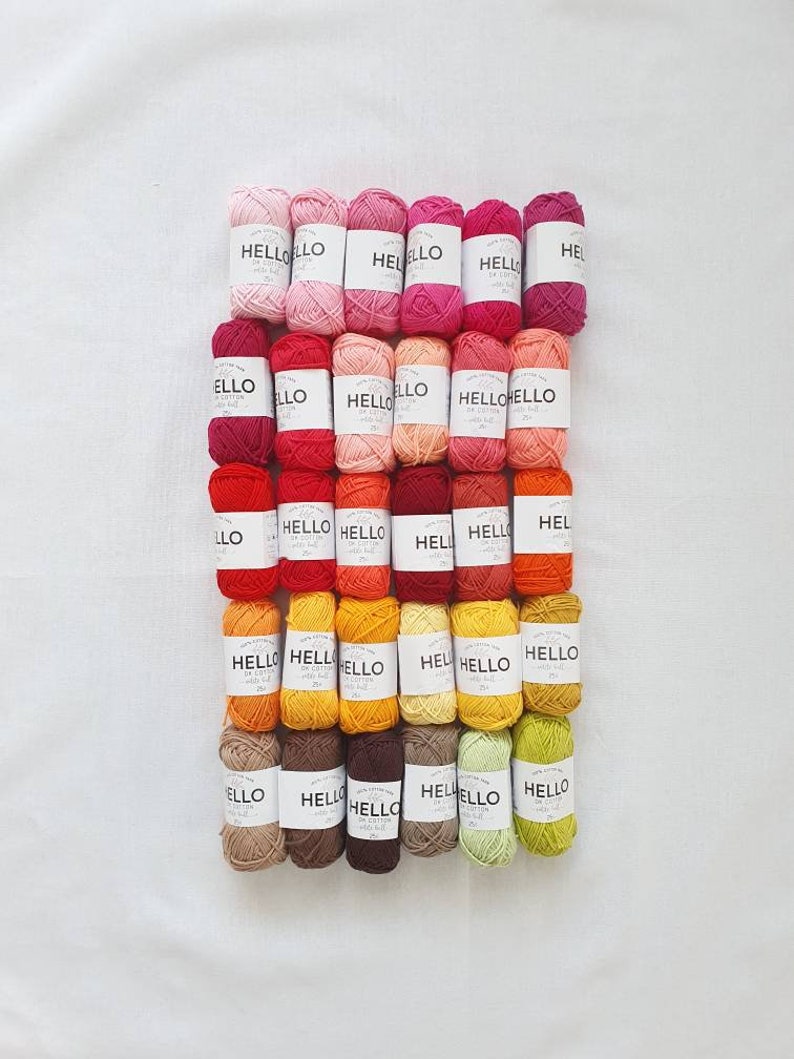 Cotton Yarn Punch Needle Yarn Pack Amigurumi Yarn Pack 100 Etsy