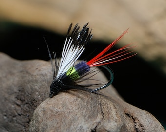 McGinty Wet Fly Soft Hackle Trout Flies for Fly Fishing Flies for Trout with Barbless Hook Pack of 3