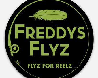 FreddysFlyz 3" x 3" Circle Stickers (Logo)
