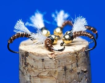 Shop Vac Nymph Trout Flies for Fly Fishing Flies for Trout Tungsten Beadhead Nymph Pack of 3