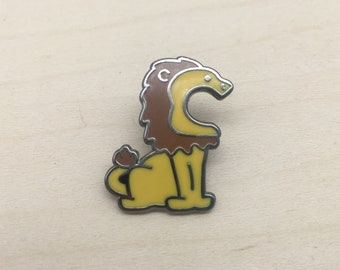 Leo the Lion Enamel Pin