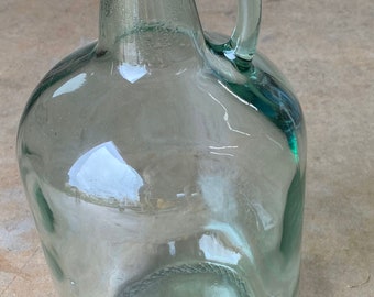 Plain Glass Jug Jar Gallon Size