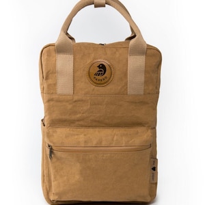 Paper backpack PAPERO 2 in 1 handbag, robust, slightly waterproof, vegan, sustainable, fair Renewable material with FSC certificate