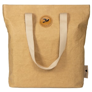 PAPERO Shopper aus Papier KANGOO Umhängetasche , Handtasche als Tote Bag reißfest, wasserfest, leicht, vegan, nachhaltig ist recycelbar