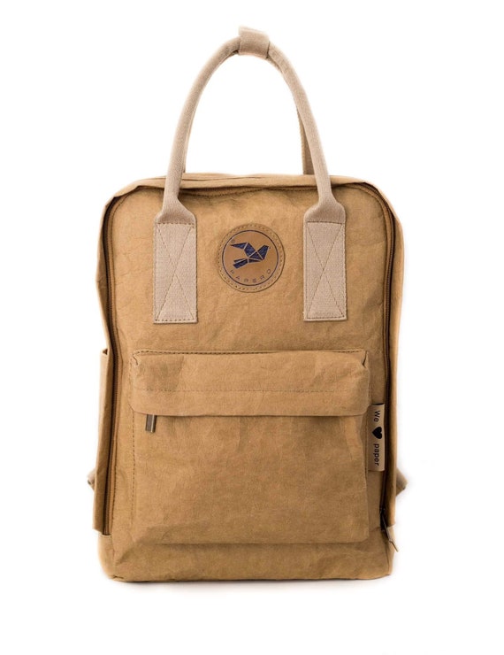 Paper backpack PAPERO 2 in 1 handbag robust slightly | Etsy