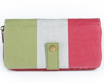 PAPERO wallet made of paper, practical women's wallet, robust, tear-resistant vegan, sustainable RFID protection with FSC seal