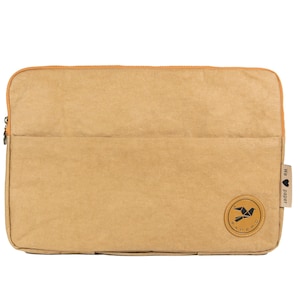 PAPERO laptop bag made of kraft paper 15.6 inch laptop bag laptop sleeve  Light as a feather, waterproof, vegan, sustainable upcycling