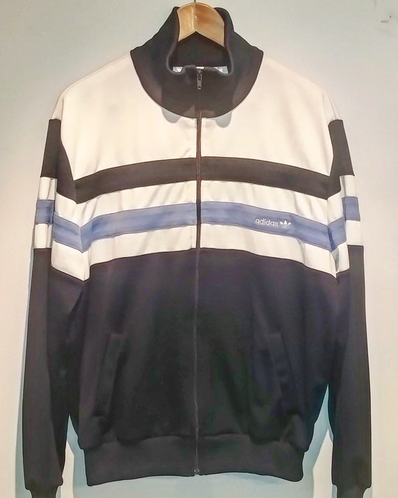 adidas blue white jacket