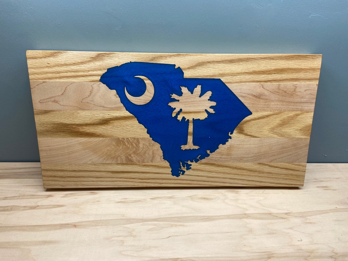 Custom Epoxy Inlay Cutting Board Etsy