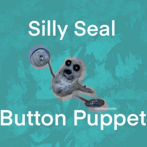 Silly Seal Button Puppets