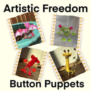 Artistic Freedom Button Puppet