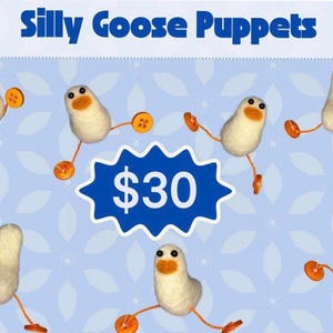 Silly Goose Button Puppet