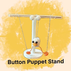 Button Puppet Stand