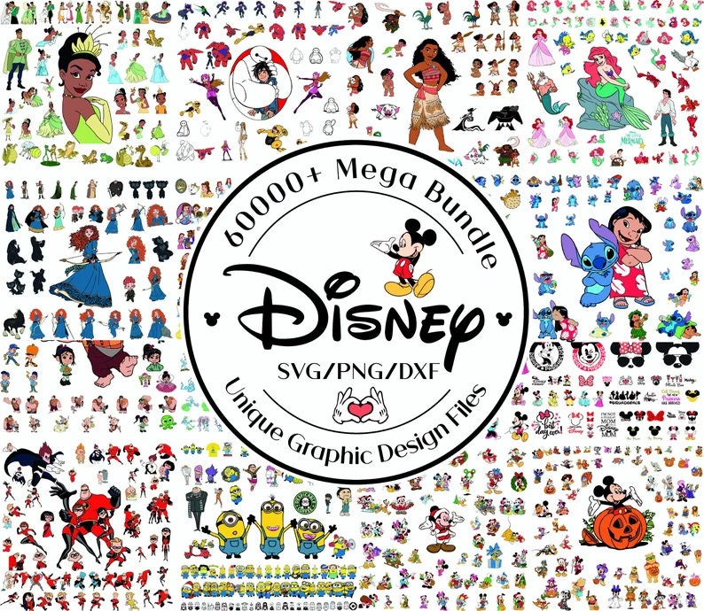 3000+ Disney Princess SVG, Disney princess bundle svg, Disney