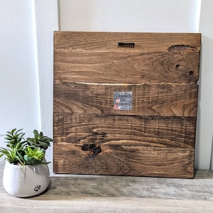 Cartello incidente personalizzato da appendere alla parete, 10" x 12", in legno massello, conto alla rovescia, servizio clienti, episodio, sicurezza, incontro, numero, *PERSONALIZZA immagine 10