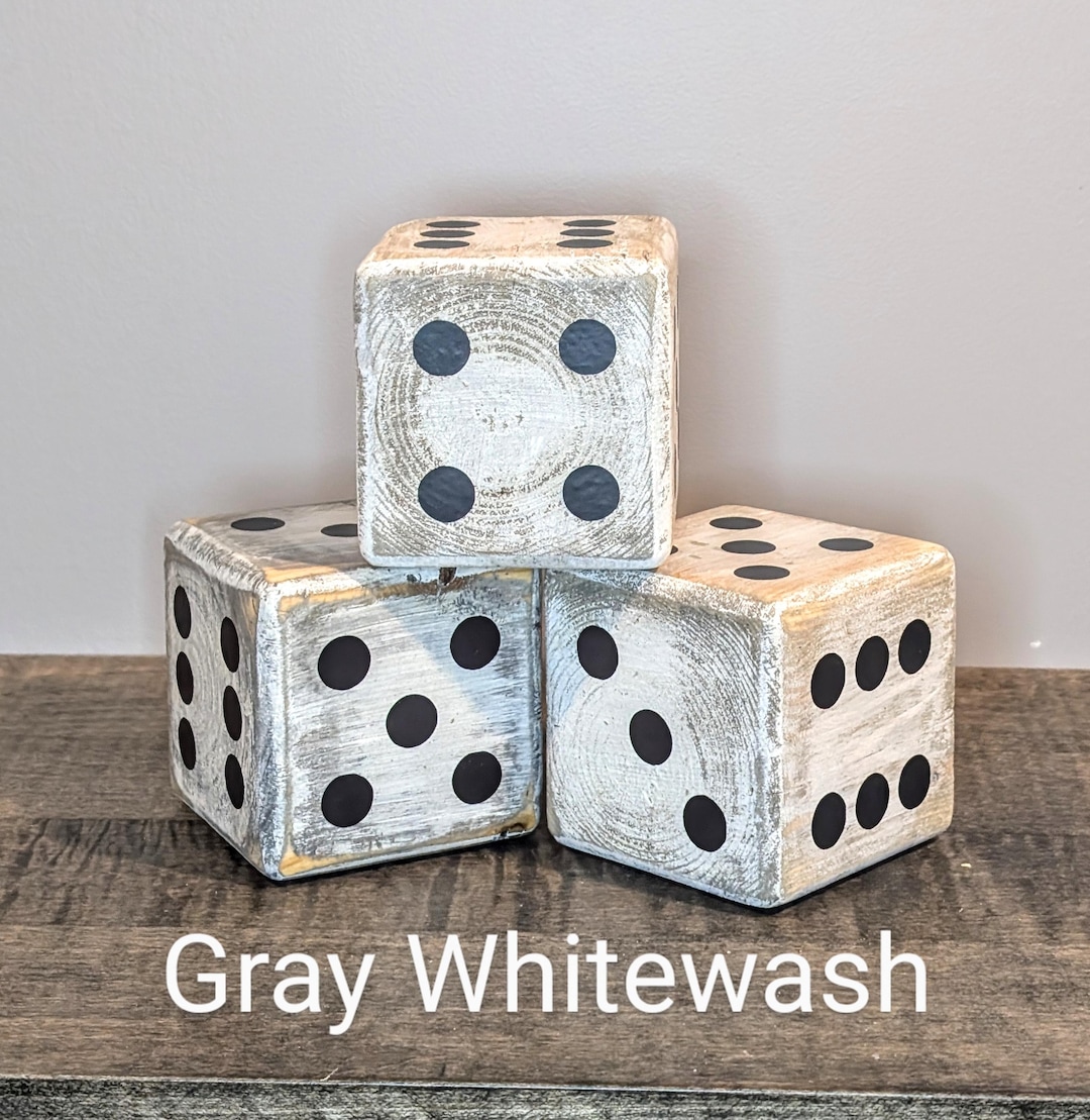 Lawn Game - Large wooden Dice