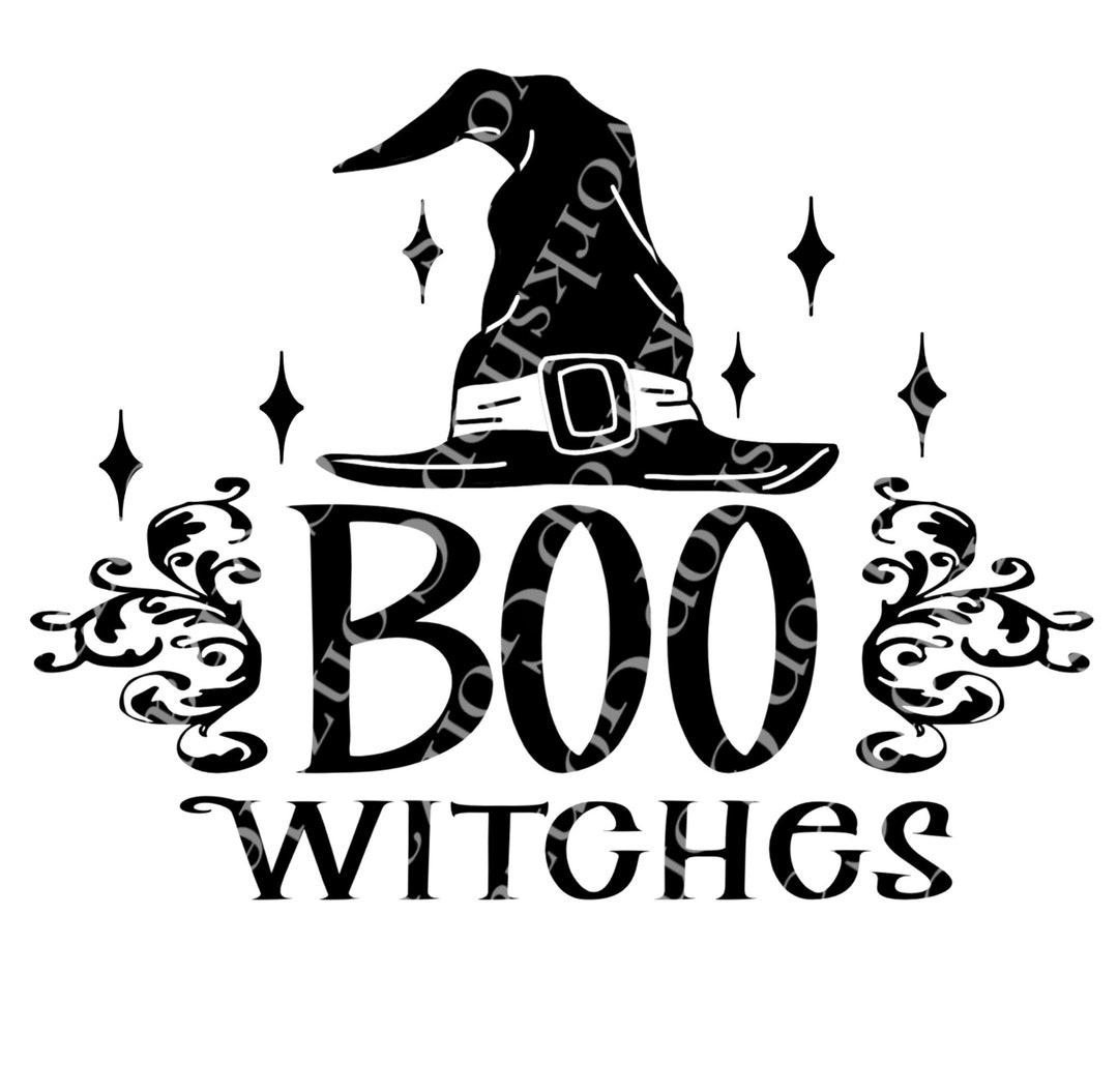Boo Witches PNG Sublimation Digital Download Halloween - Etsy