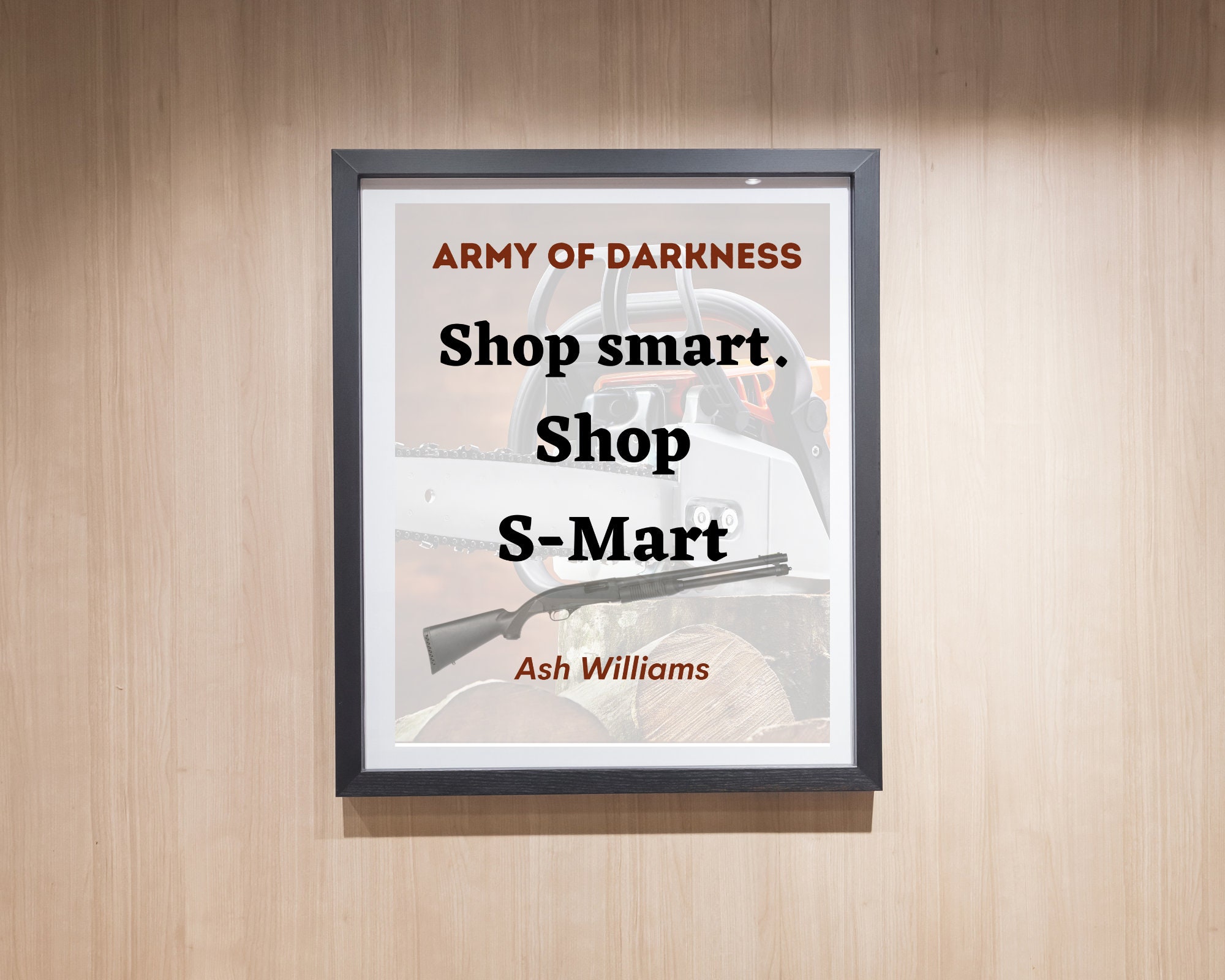 Sale Army of Darkness Shop Smart Shop Smart Quote Etsy Denmark