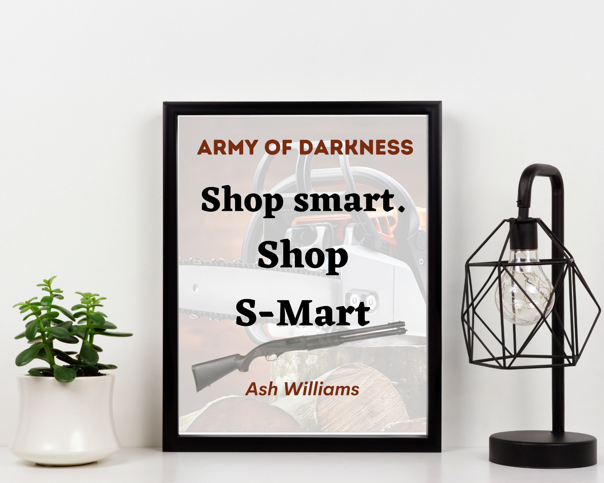 Sale Army of Darkness Shop Smart Shop Smart Quote Etsy Denmark