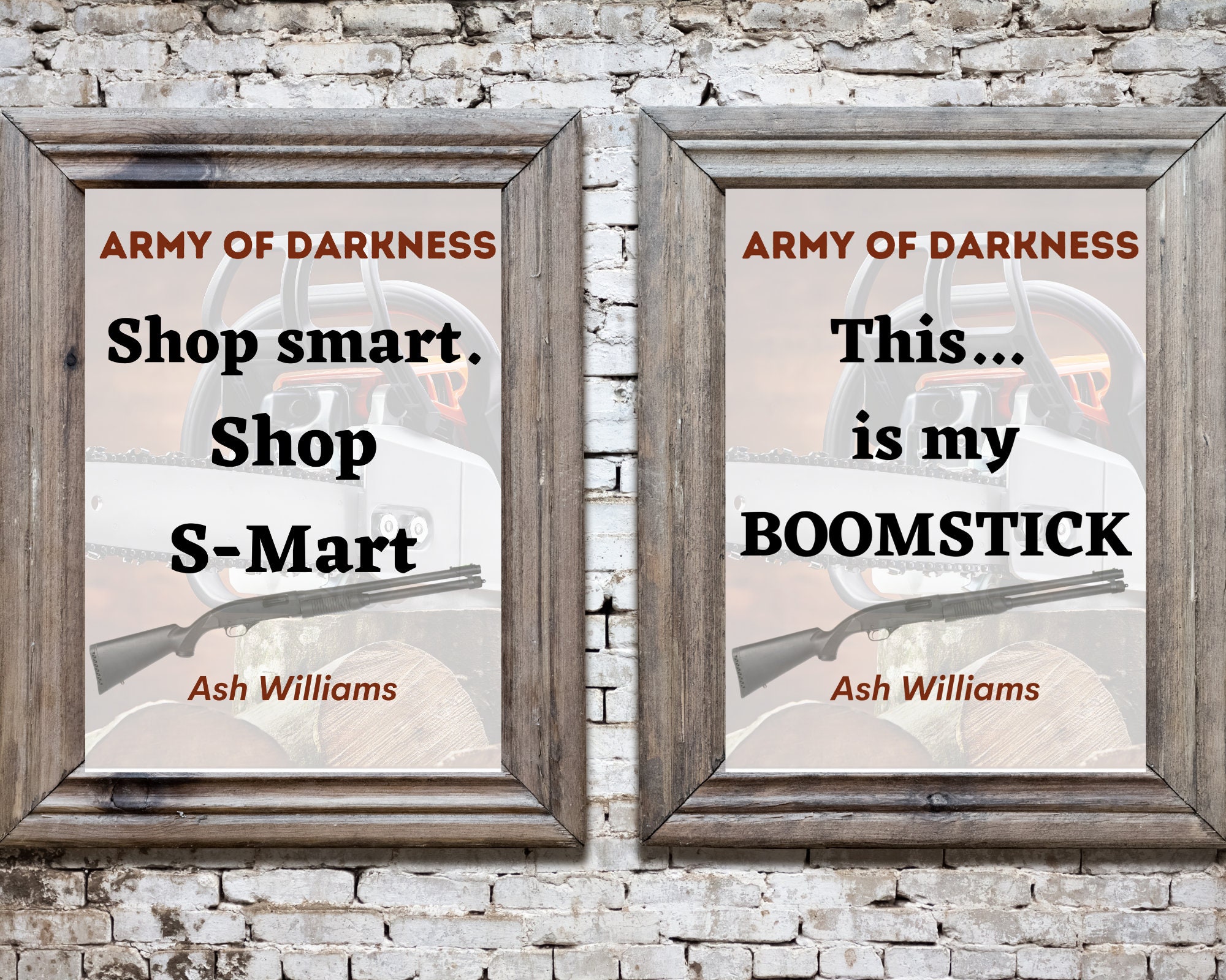 Sale Army of Darkness Shop Smart Shop Smart Quote Etsy Denmark
