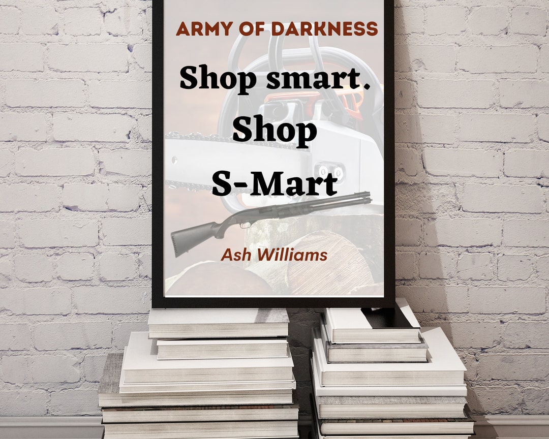Sale Army of Darkness Shop Smart Shop Smart Quote Etsy Denmark