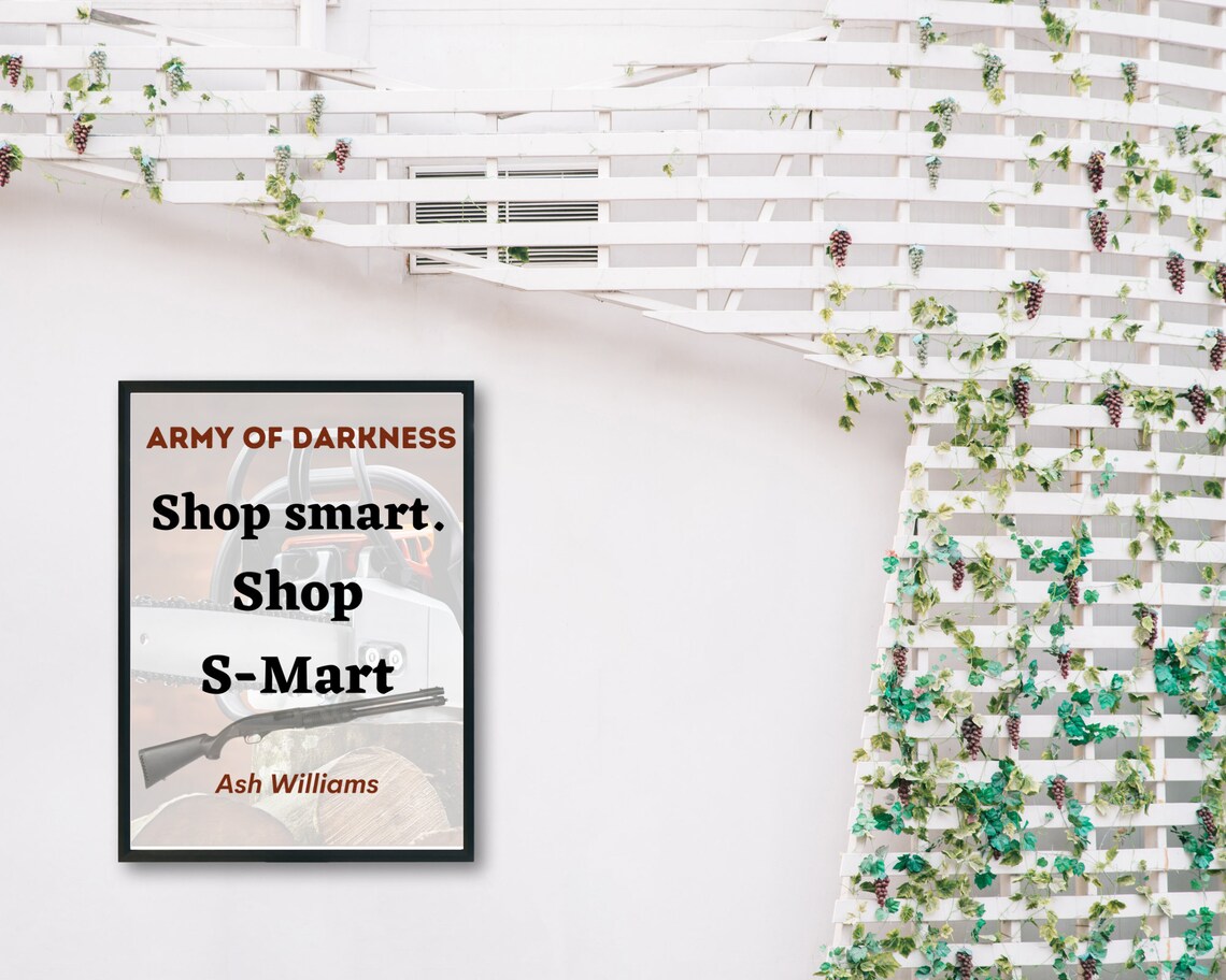 Sale Army of Darkness Shop Smart Shop Smart Quote Etsy Denmark