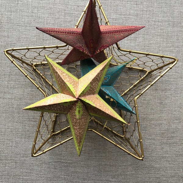 Paper Star Ornament - Etsy