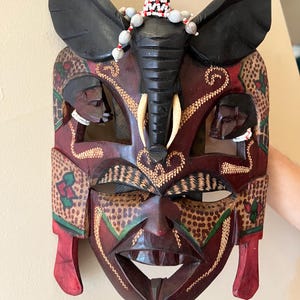 Kenya wood masks - Etsy 日本
