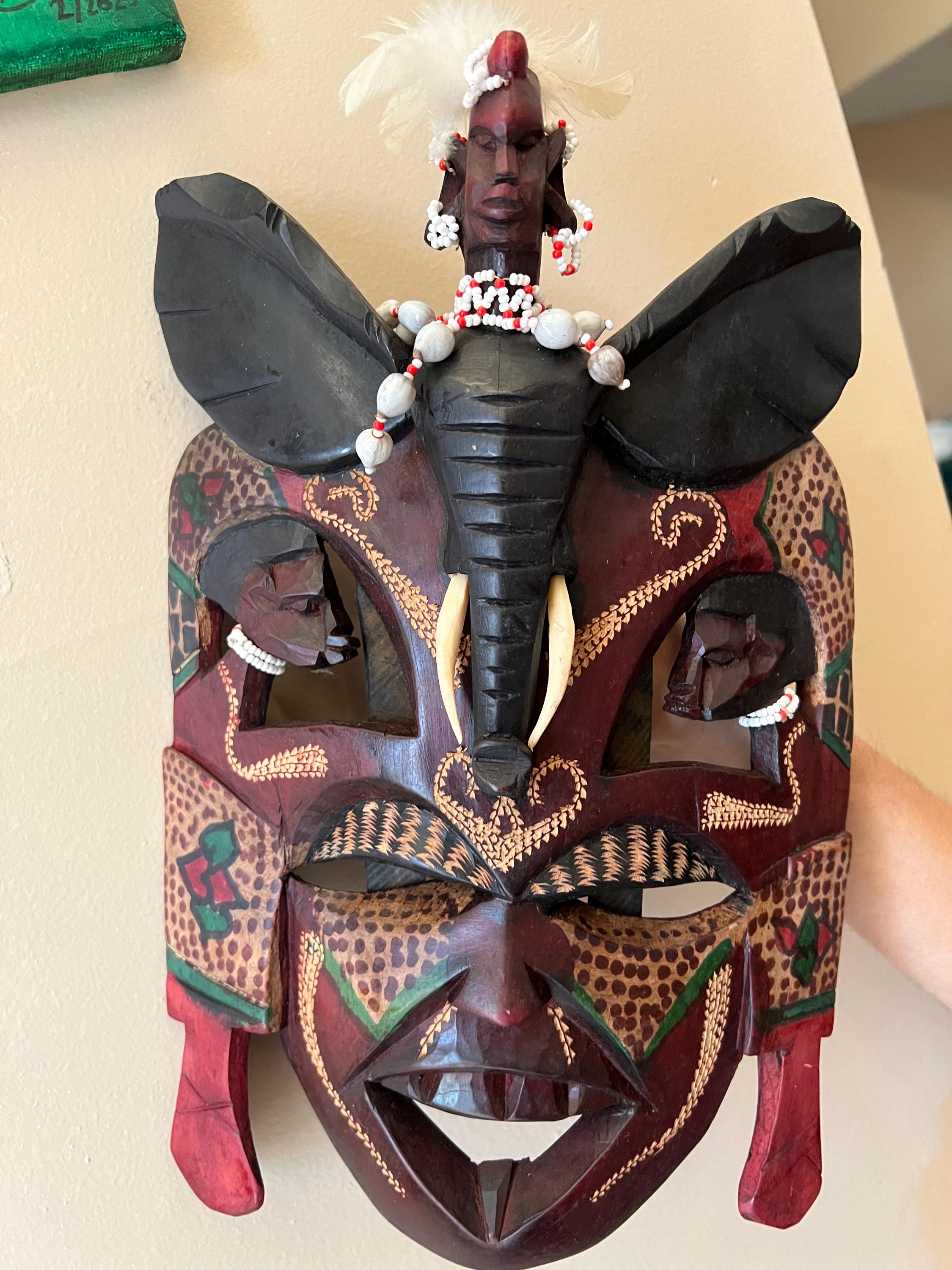 Kenya wood masks - Etsy 日本