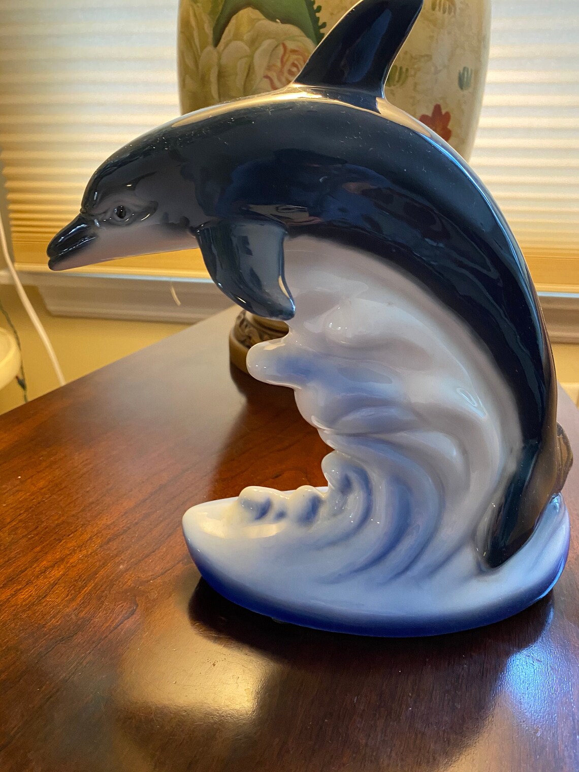 Dolphin Statue Hand Painted Classic Wildlife Collection Etsy