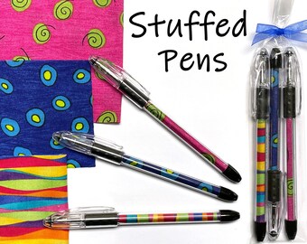 Pens Stuffed With Fabric Make Writing Fun, Circus Collection