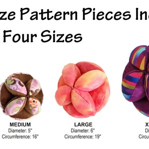 PDF Puzzle Ball Pattern for Baby Clutch Ball Comes Apart & Goes Back Together Again For Easier Sewing, Easier Washing, and More Fun image 3