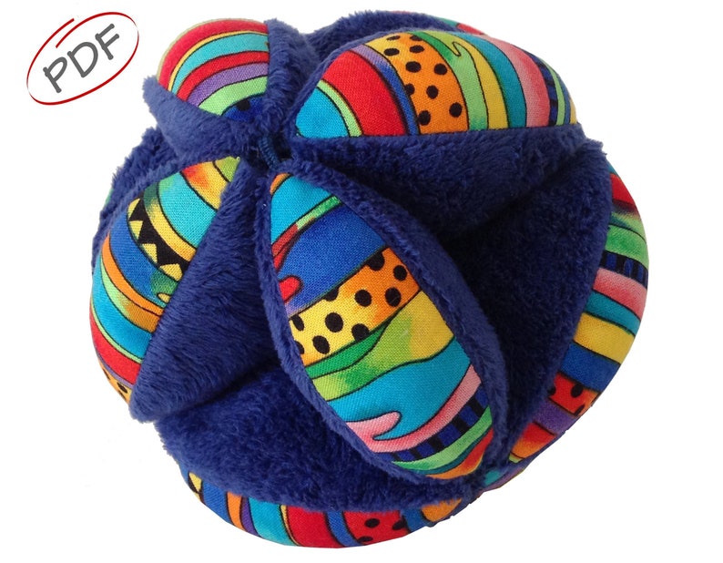 PDF Puzzle Ball Pattern for Baby Clutch Ball Comes Apart & Etsy