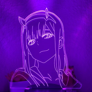 Midari Ikishima Kakegurui Anime Night Light Lamp Bedroom LED for Teens Adults Bedroom Living Room 16 COLORS REMOTE