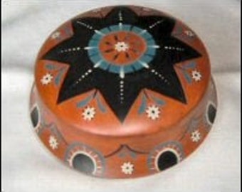 Design packet for Hordeland style of Rosemaling.  6 inch bowl.