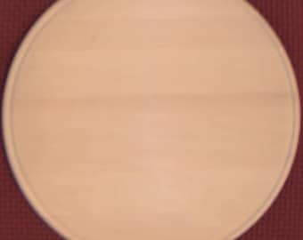 12-inch basswood beaded scoop plate