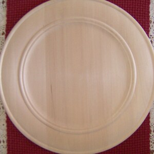 10 inch double beaded basswood plate.